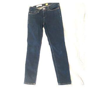 Pilcro low-rise dark skinny jeans